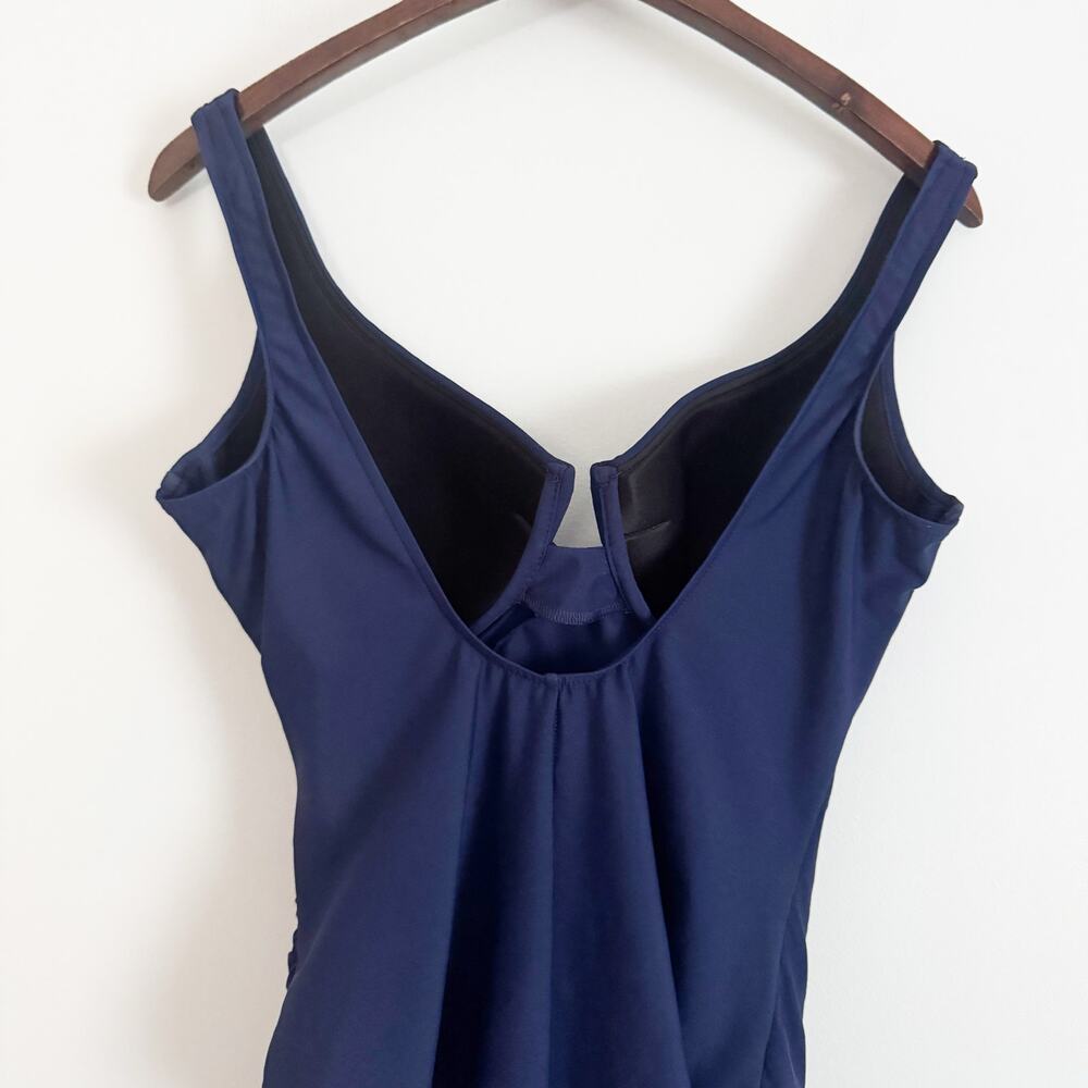 MIRACLESUIT Escape One Piece Swimsuit Navy Blue 14 - Picture 6 of 8